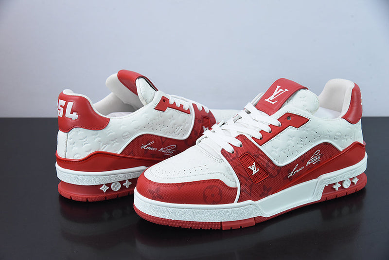 Louis Vuitton LV Trainer Red White