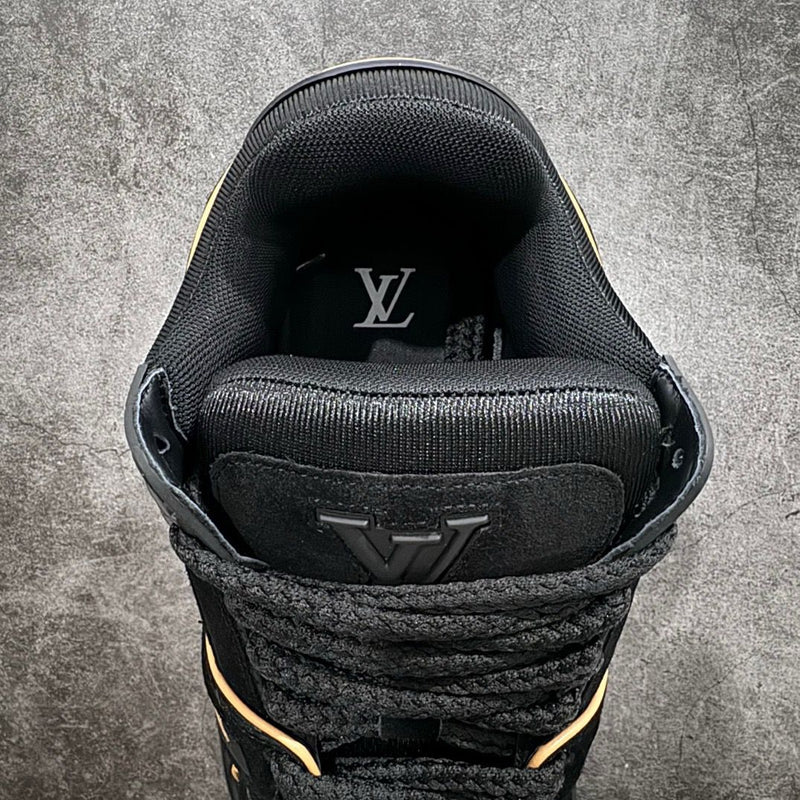 Louis Vuitton LV Trainer Maxi "Black Brown Suede"