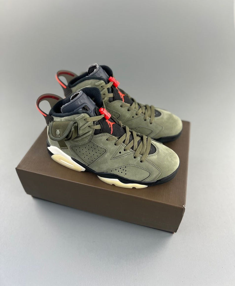 Nike Air Jordan 6 Travis Scott Medium Olive