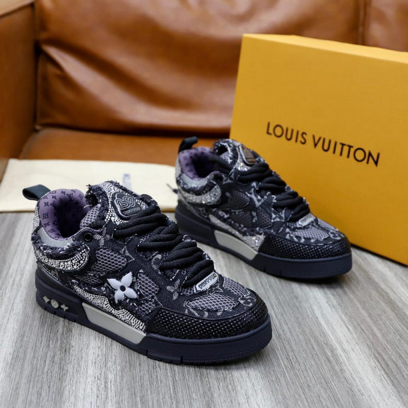 Louis Vuitton Skate Trainer "Black Swarovski Monogran"