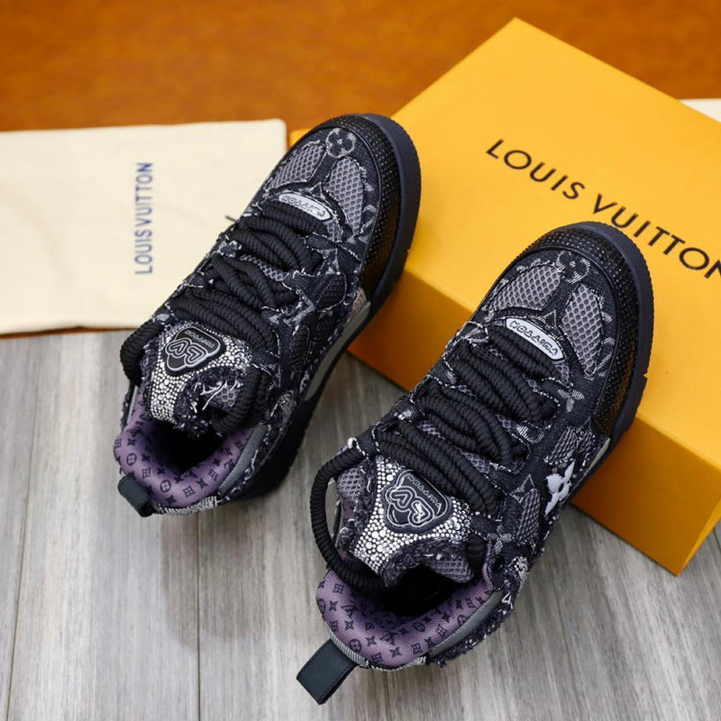 Louis Vuitton Skate Trainer "Black Swarovski Monogran"