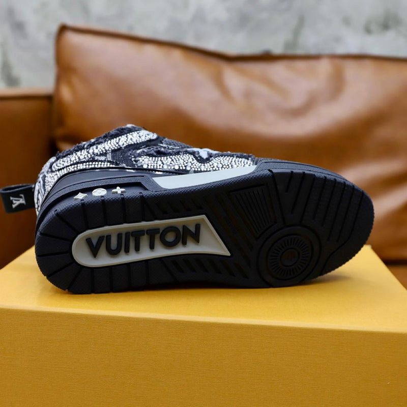 Louis Vuitton Skate Trainer "Black Swarovski Monogran"